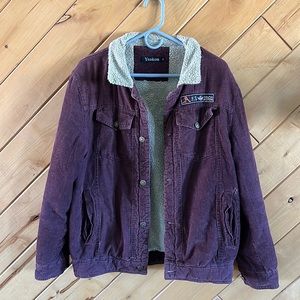 Yeokou Mens Medium Jacket sherpa